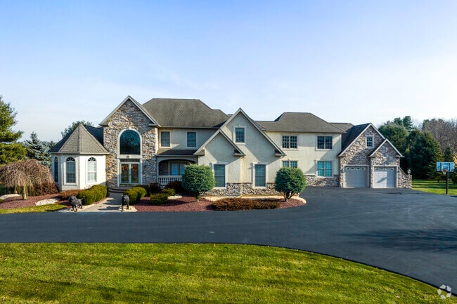 Well manicured properties are common in Moore Township.
