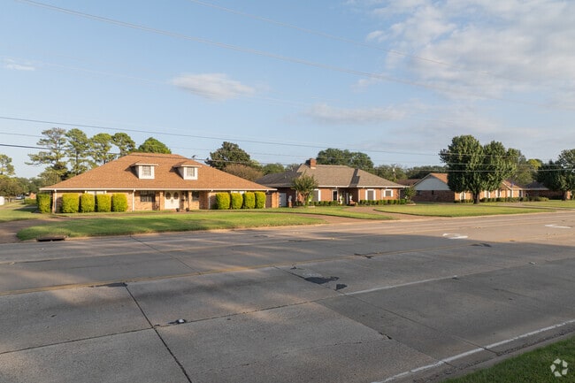 The neighborhood has a mix of established homes and newer constructions.