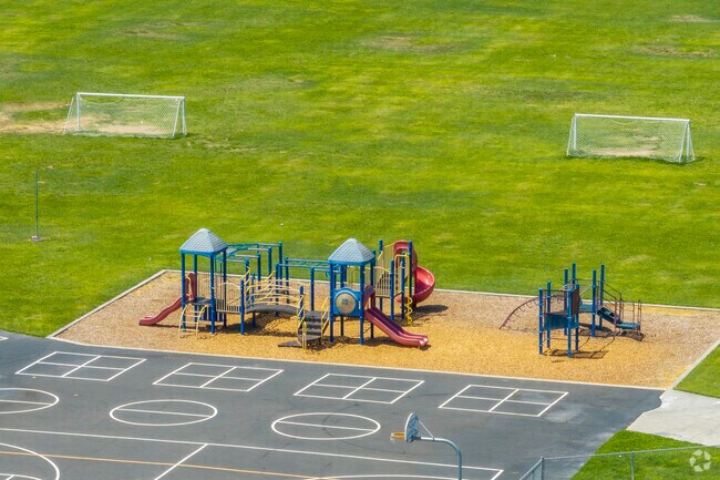 The playground at Schendel Elementary School in Delhi.