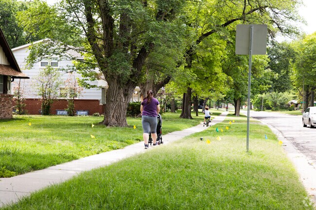 Enjoy a stroll down the paths of Pine Valley Estates.