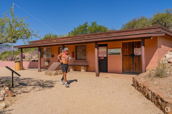 Round Mountain Park offers hiking trails and scenic overlooks with panoramic views of the surrounding Globe landscape.