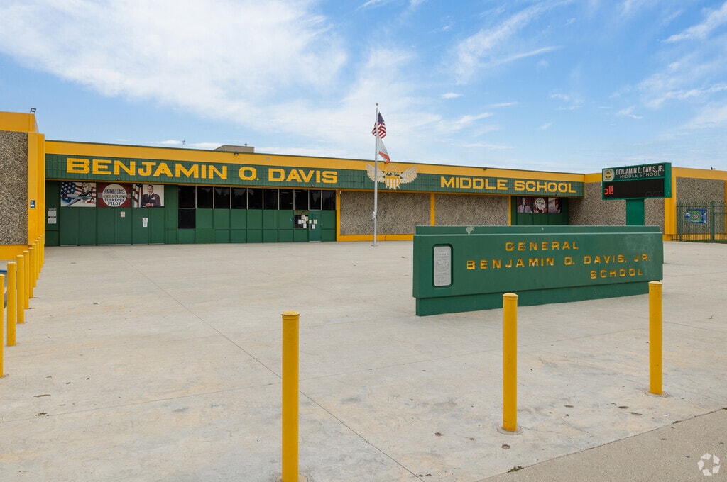 Benjamin O. Davis Middle School is home to the generals.