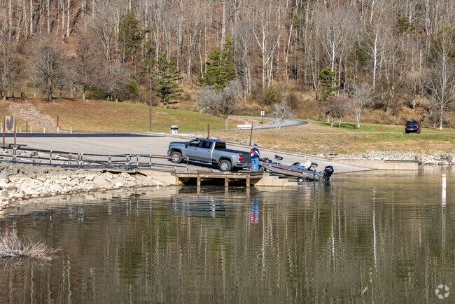 Shoals residents can take their fishing boat out cast a line on Beech Fork Lake.