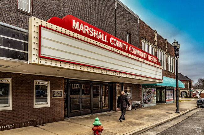 The Marshall County Community Theater is located downtown on the square.