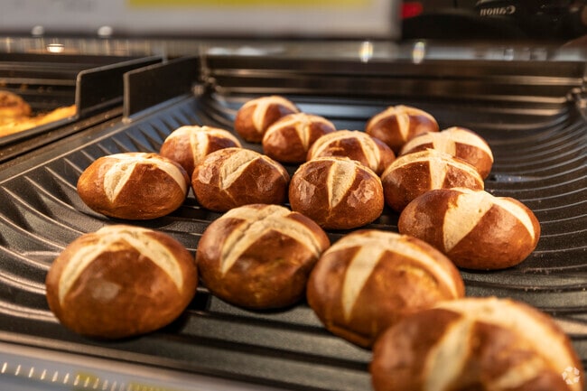 Grocery stores offering fresh food and baked goods are a short drive away from Forest Estates.