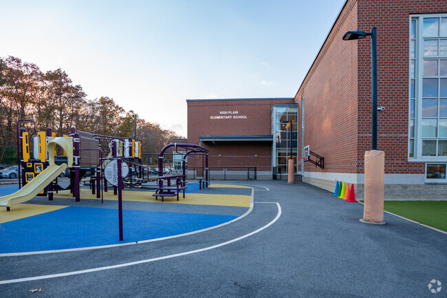 High Plain Elementary School has a large playground for students to enjoy.