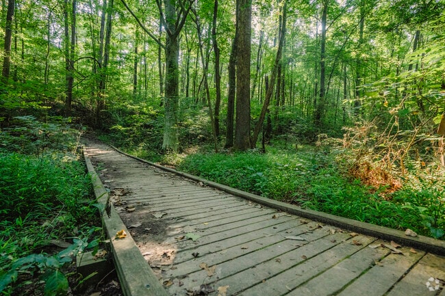 Trails and wonderful outdoor activities are easy to get to when living in Mountain Island.