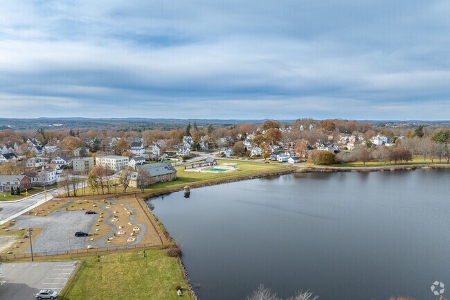 A view from above Crystal Lake in Gardner.