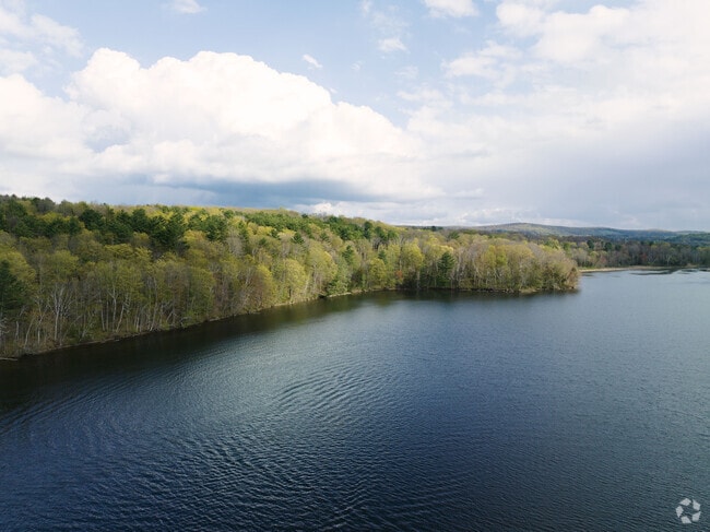 Beautiful Wononpakook Lake that is apart of Mary V Peters memorial park.