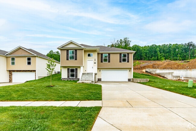 New construction, such as this two story contemporary home, is prevalent in Brooks.