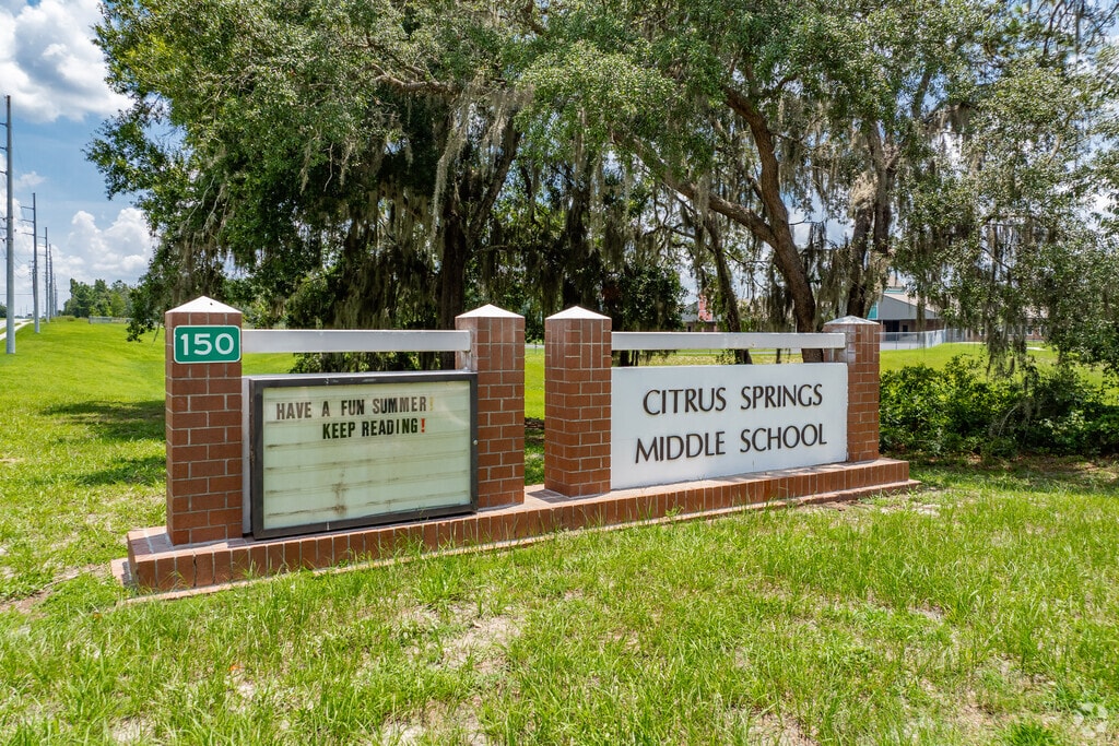 Citrus Springs Middle School is an above average, public school.