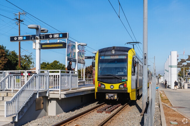 The MLK Jr. Transit Center in Compton is a mixed-use development completed in 2011
