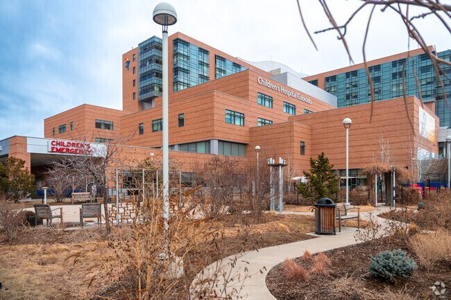 The Anschutz Medical Campus lies just to the south of Morris Heights.