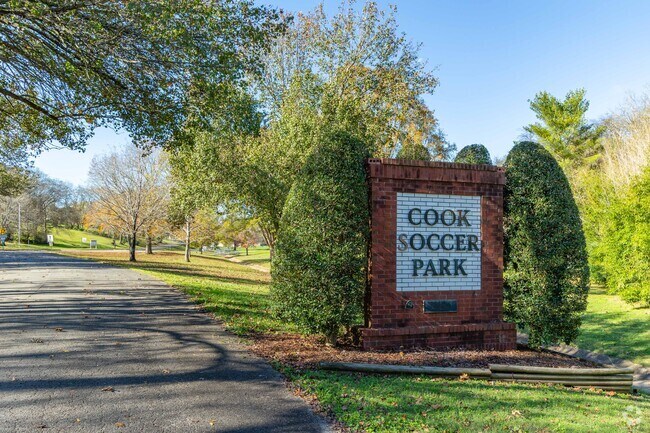 Cook Soccer Park has ten soccer fields for practices and games in Columbia.