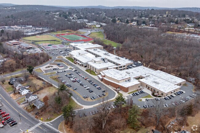 Naugatuck High School at 543 Rubber Avenue in Naugatuck, CT.