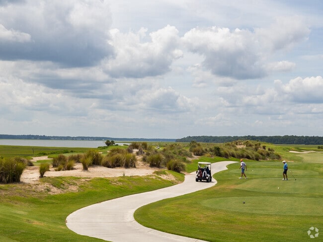 The golf course on the water is a true gem, combining beauty with nature.