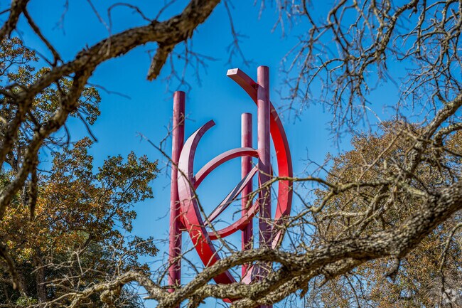 Olympus Pointe Sculpture Park has the notorious Rose of Roseville in the City of Roseville.