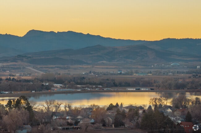 Terry Lake in Fort Collins boasts tranquil waters and scenic mountain views.