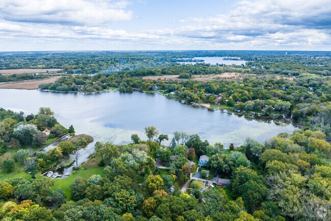 Duck Lake is located approximately 50 miles Northwest of Chicago.