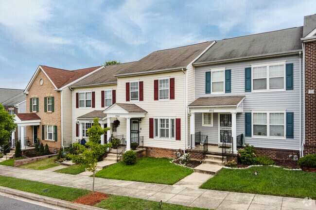 City living with just enough space, Townhomes  in the Washington Highlands.