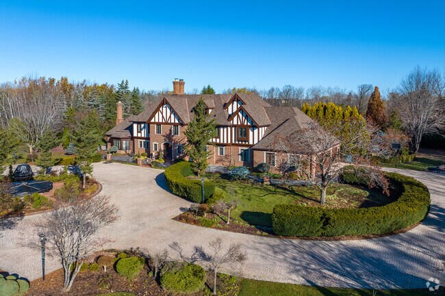 Tudor-style homes make up some of the largest housing types in River Hills.