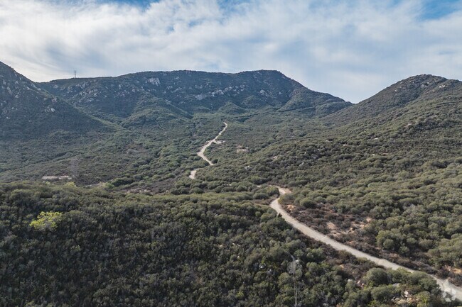 Scenic views of Del Dios Highlands County Preserve.