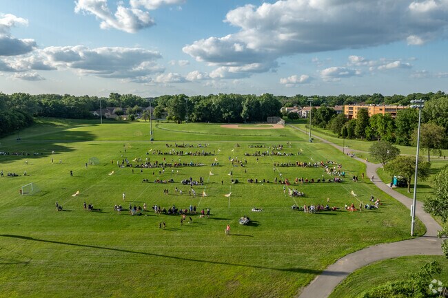 Louisiana Oaks Park is filled with the sounds of soccer in the evenings.