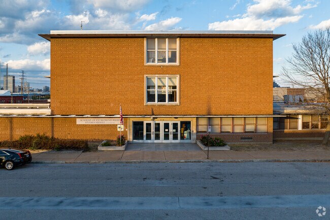 Average enrollment at AESM Middle School runs around 200 students.