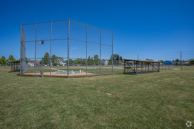 Raymond Arthur Brown Middle School baseball fields in Hillsboro, Oregon.
