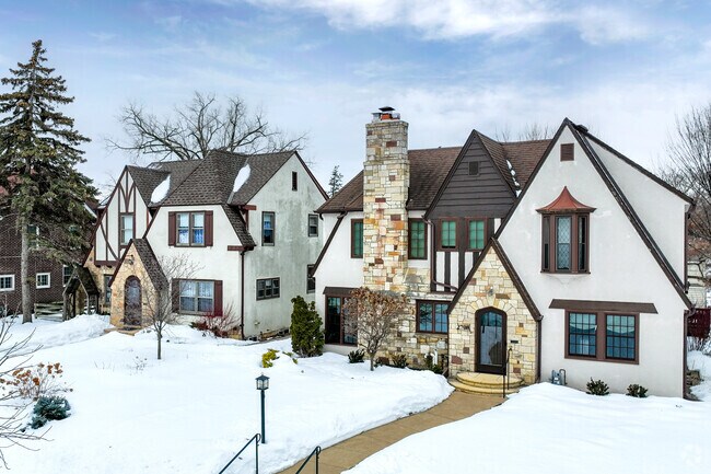 These Tudor homes show the range in style that can be found in Cedar-Isles-Dean.