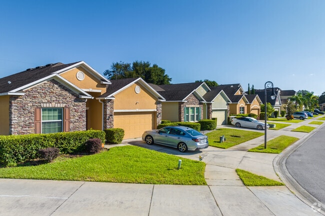 West Oaks offers stunning stucco ranch homes with quiet streets.