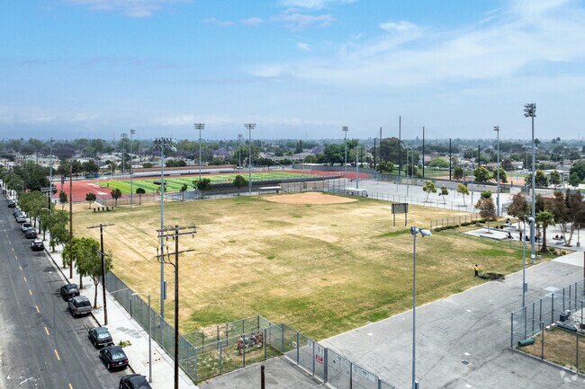 Mervyn M. Dymally High School has a STEM-focused curriculum.