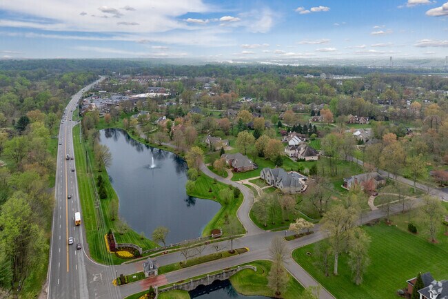 Highway 42 runs right through the Prospect neighborhood and leads to downtown Louisville.