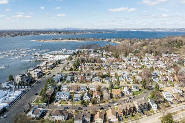 The family friendly neighborhood of Manorhaven sits on the north shore within eyesight of NYC.