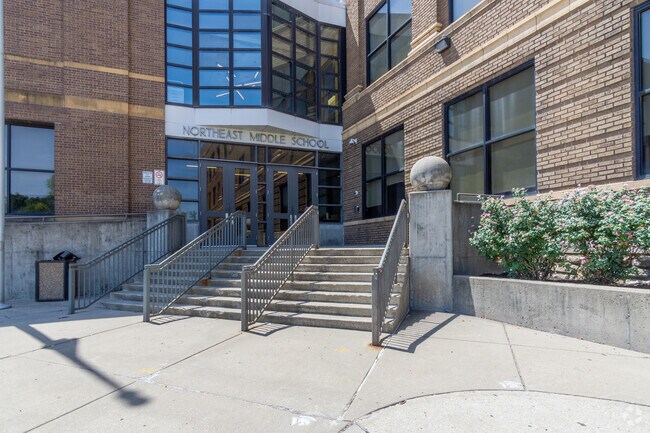 Kansas City’s Northeast Middle School supports students from the Paseo West area.