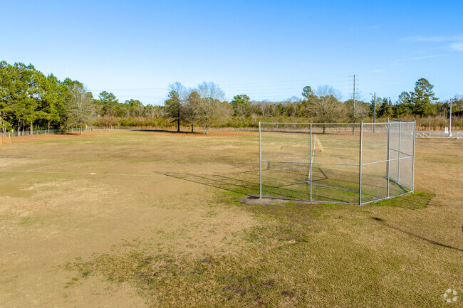 Loris Middle School has outdoor activity areas for students.