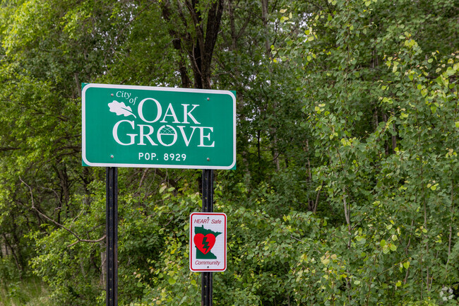 Oak Grove is a rural city in the northern outskirts of the Twin Cities.