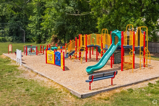 Jones Elementary School features two large playgrounds for students of all ages to enjoy.