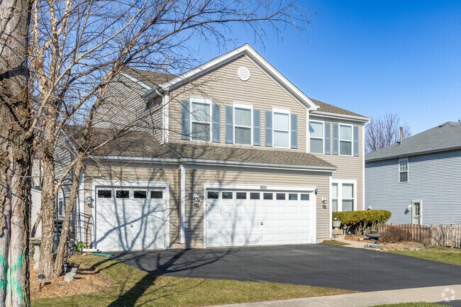 Two story traditional homes are being built in the newly developed area of Marengo.