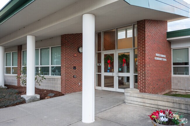 North Pembroke Elementary School in Pembroke received an A- in academic's by Niche