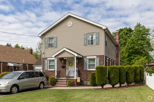 A colonial style home in New Milford, NJ.