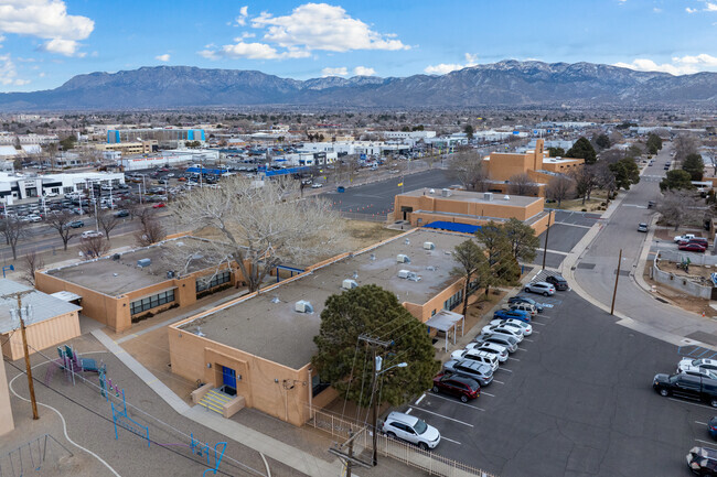 Mountain views from Our Lady of The Assumption Catholic School.