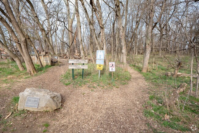 There are trails to explore at the Louisville Nature Center in Poplar Level.