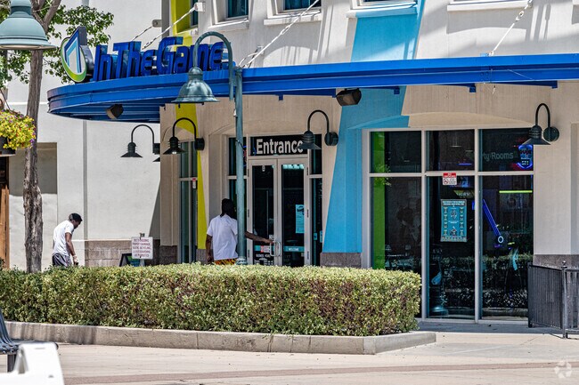 Locals heading into the arcade and fun center located in the Prescott Valley Town Center.