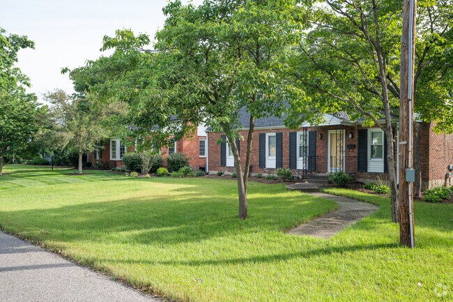 Tree-lined streets add to the charm of Brownsboro Village.
