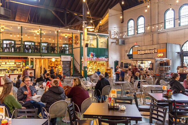 The Central Market near Valley View is a great place to grab lunch with friends.