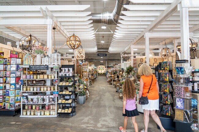 Painted Tree Boutique offers gifts and home décor inside Stonehenge Market.