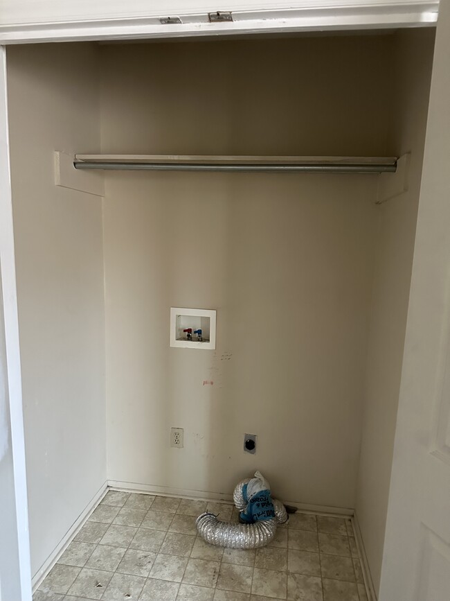Washer dryer hookup