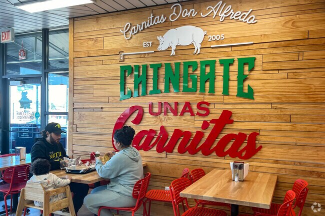 Carnitas Don Alfredo is pork based institution in the North Lake area, with several locations.