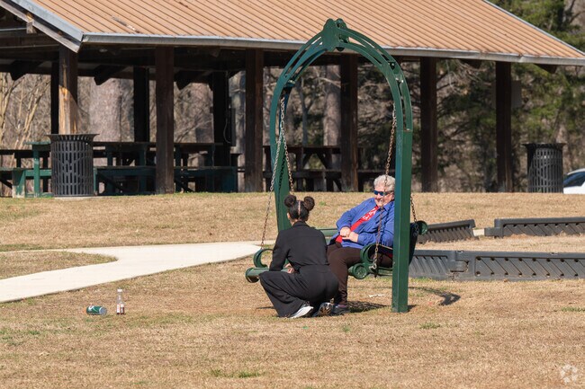 Locals enjoy time together in Leeds Alabama.